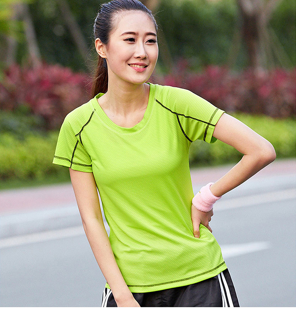 正德千秋200g女款拜耳速干圆领短袖t恤